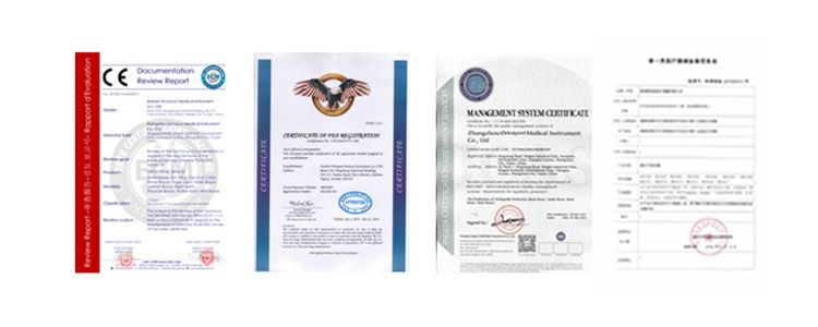 Breathable Ankle Brace Certificate